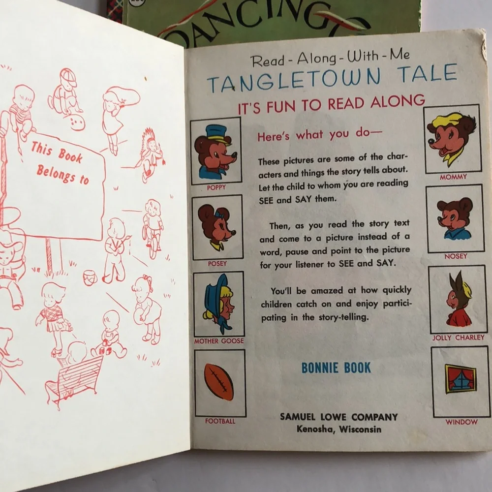 Bonnie Books 1960s Vintage Childrens Books